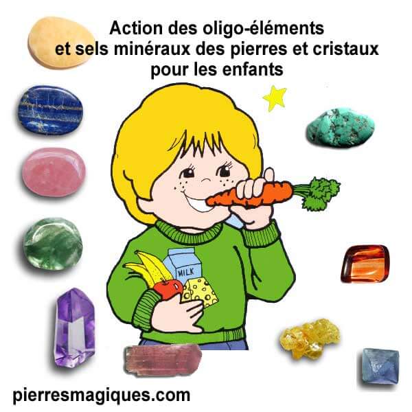 Action des oligo-éléments et sels minéraux chez les enfants