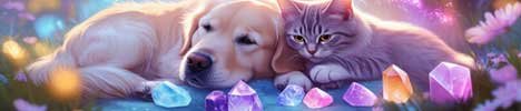 Ouvrez les chakras de votre animal grâce aux cristaux